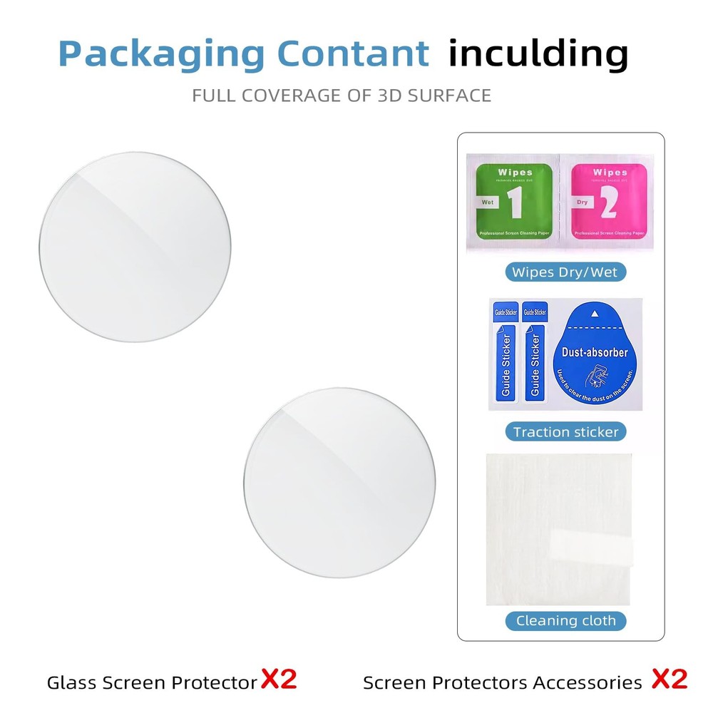 2-Pack Tempered Glass Screen Protector Compatible with Eko CORE 500™ Digital ...