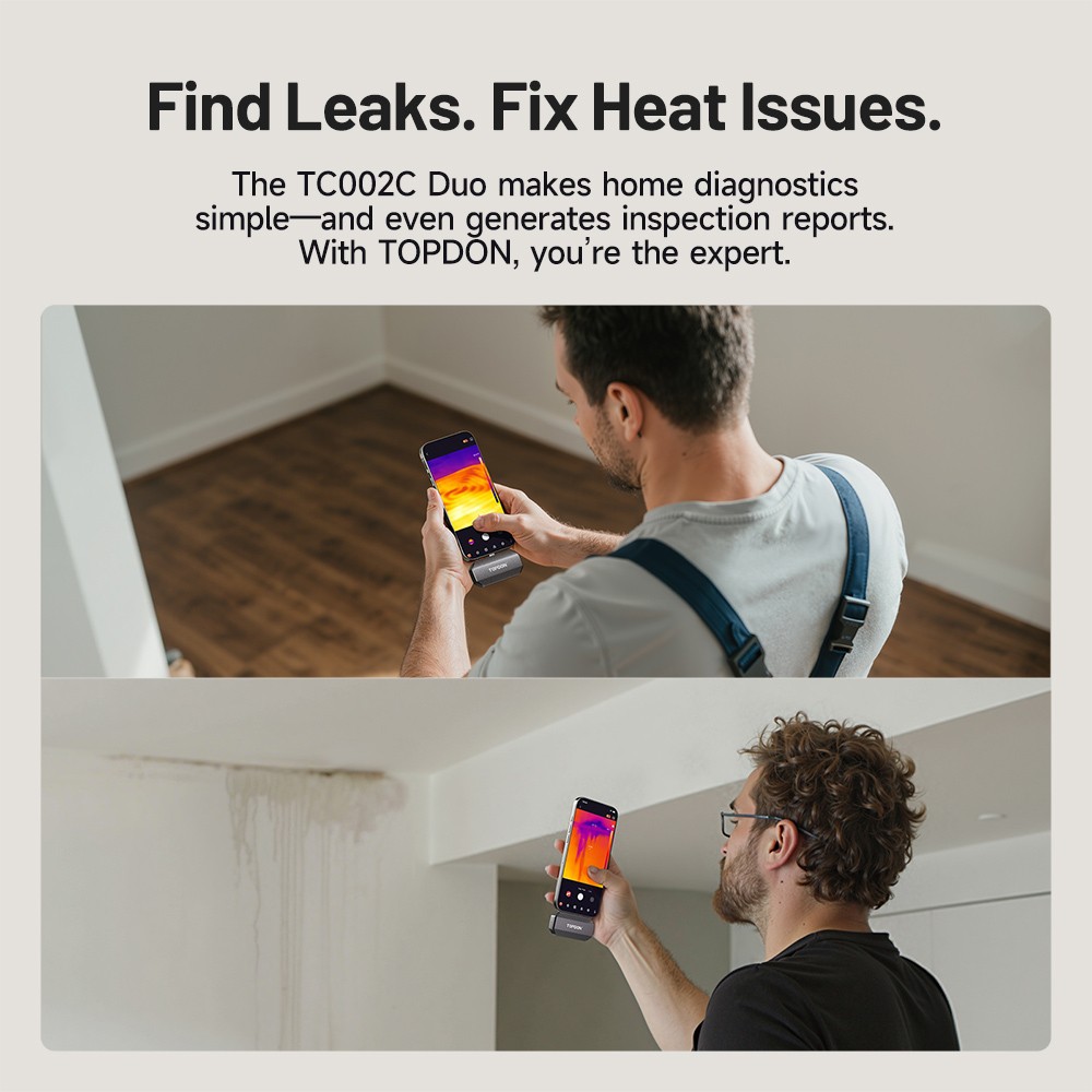 TopDon Thermal Imaging Camera for Apple, Androids & Windows Type-C Devices