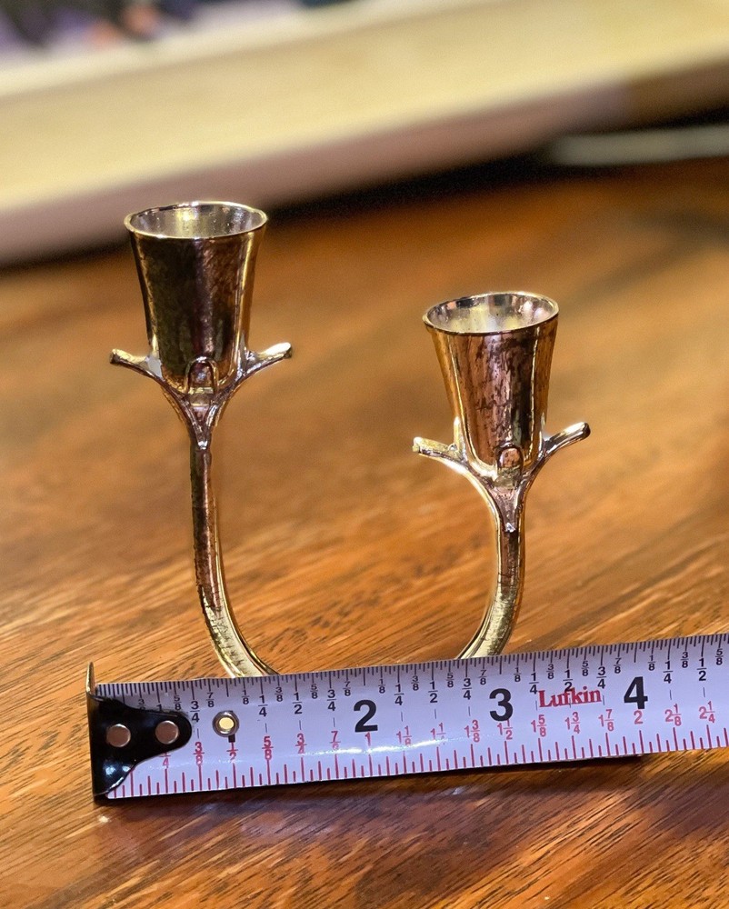 Vintage Silver-Plated Double Candle Holder