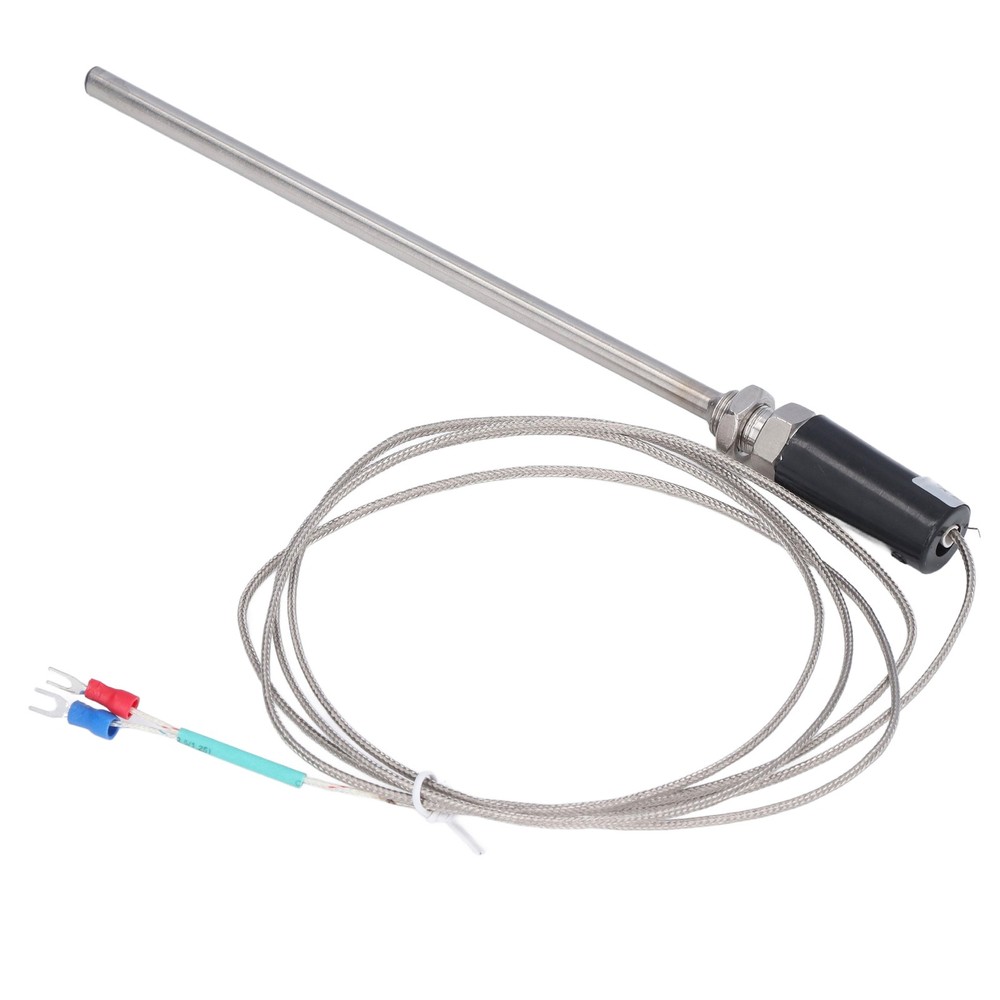 K Type Thermocouple 200mm Ground Thermocouple Sensor Shielded Wire Temp Sensor