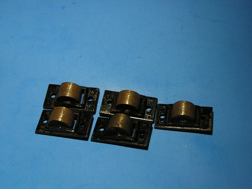 Vintage solid metal rollers for under furniture