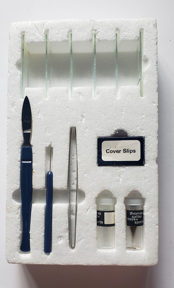 1970s Vintage Microscope Thomas Salter Lab 1