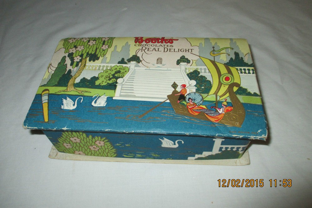 Vintage Booth's Chocolates Real Delight Box