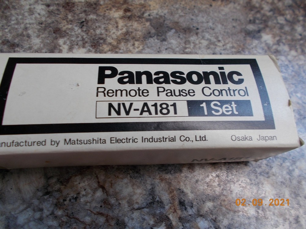 New Panasonic NV-A181 Remote Pause Control