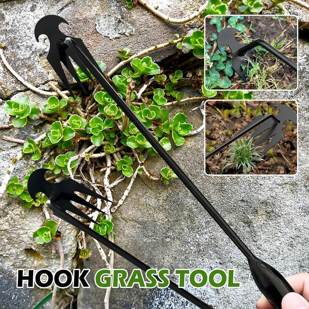 2Pack Weed Puller Tool,Garden Weed Tool,Portable Garden Weeder Tool,Uprooting