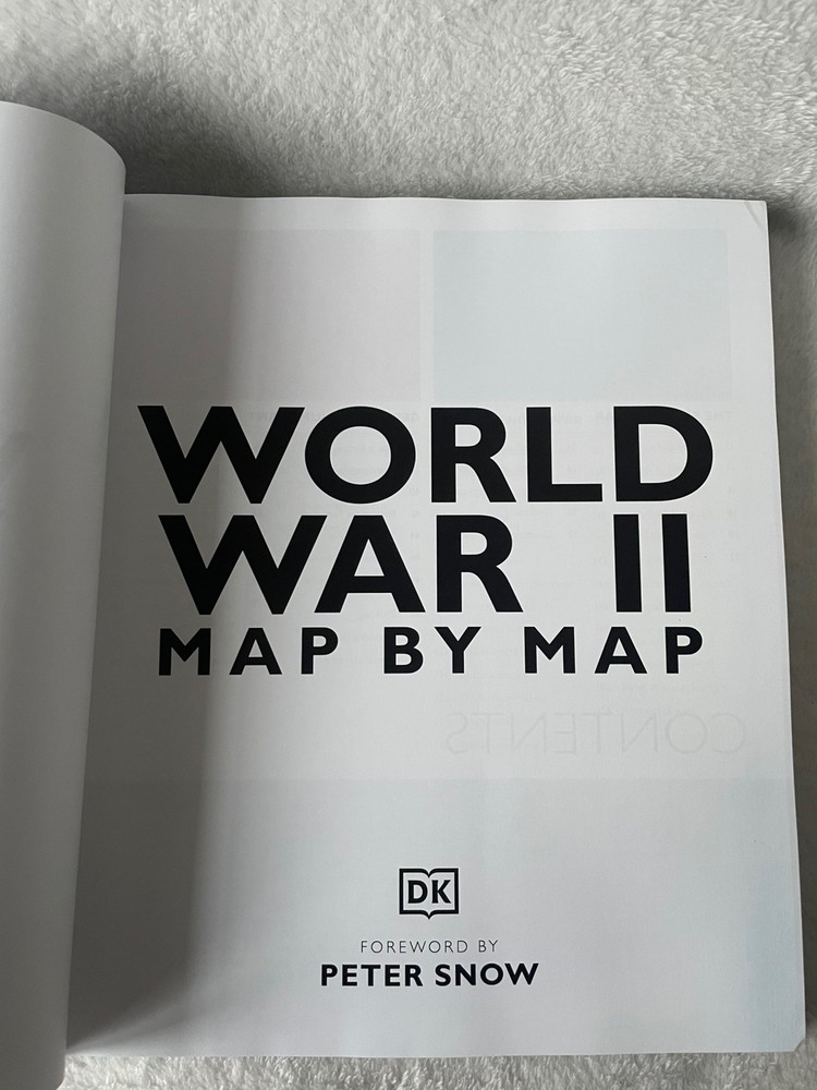 World War II Map by Map (DK History Map by Map) Hardcover 9780241358719
