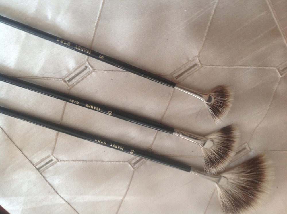 Isabey 6181 Fan Brushes