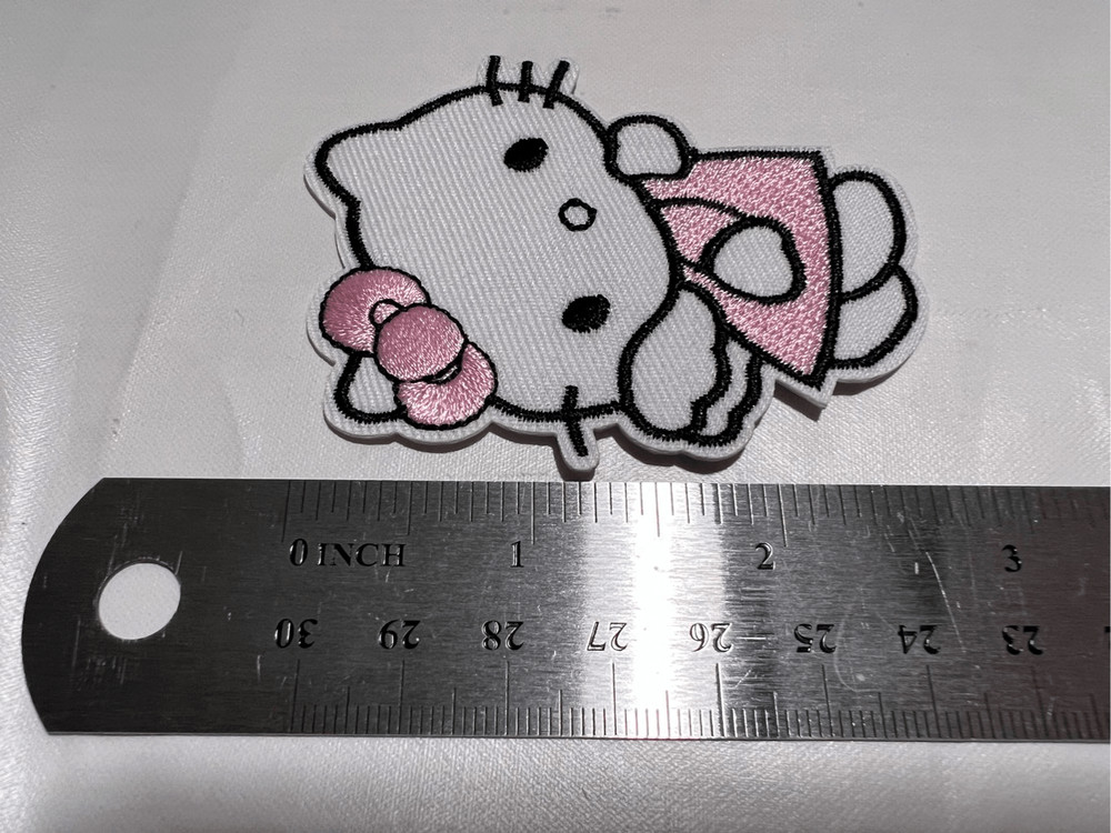 Hello Kitty with Fairy Wings Iron on Patch