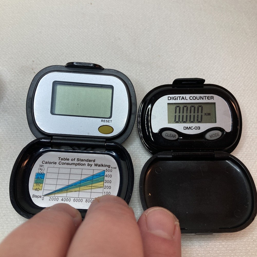 Lot Of 6 Walking Pedometers Untested