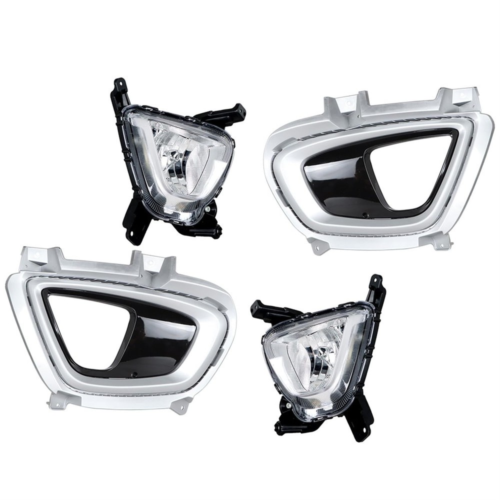 Fog Lights Bezel Set for Sorento 2016 2017 2018 Driver Passenger Side