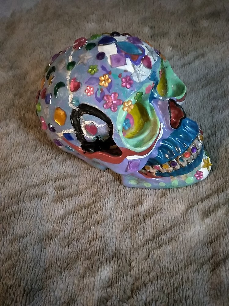 Decrotive Skull - Colorful