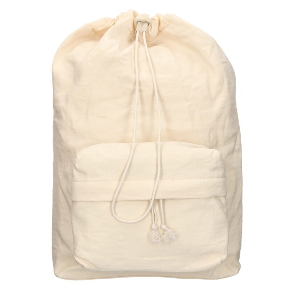 Cotton Backpack White Used From Japan
