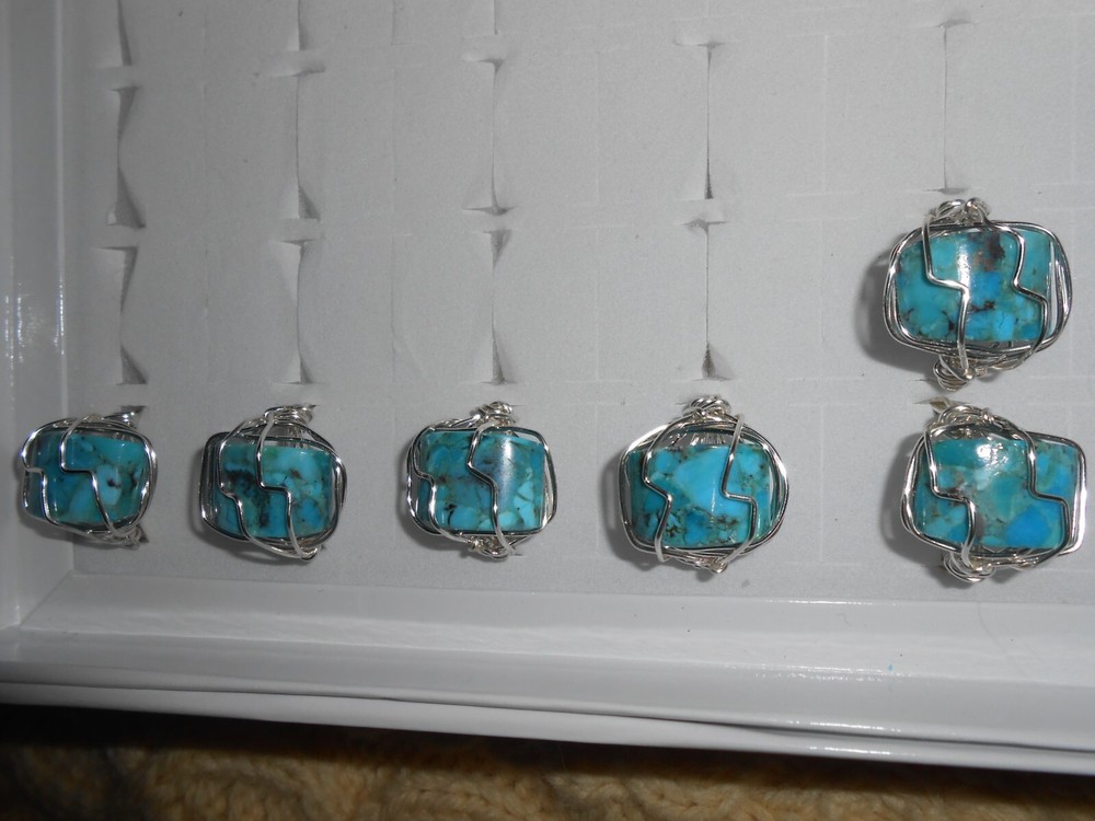 Kingman Turquoise Southwestern Ring