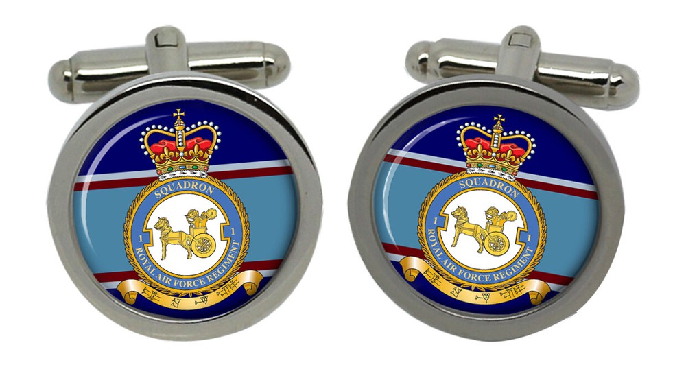 1 Squadron, RAF Regiment Cufflinks in Box