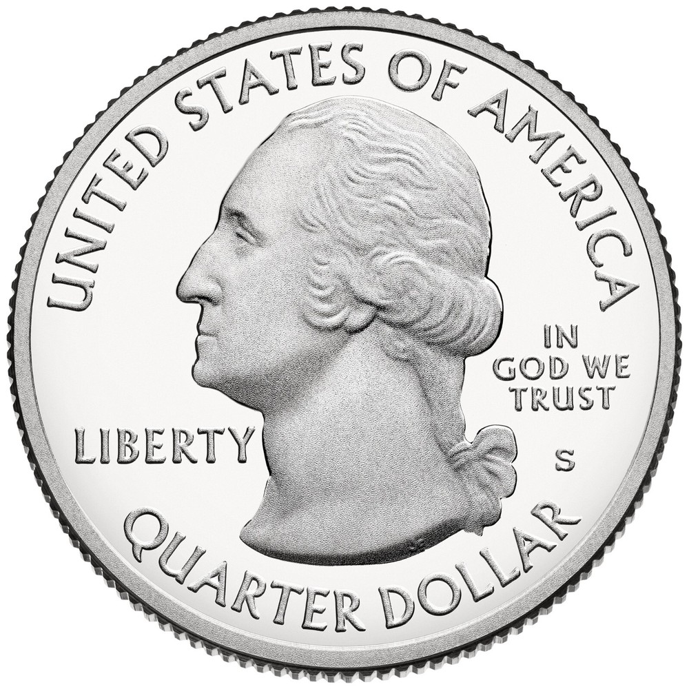 2017 S George Rogers Clark NP Quarter. Uncirculated From US Mint roll.