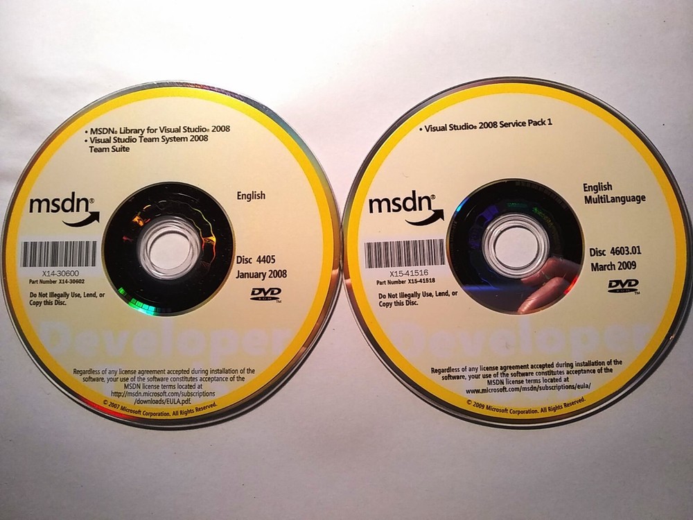 Microsoft Visual Studio Team System 2008 Team Suite w/ MSDN Library & SP1