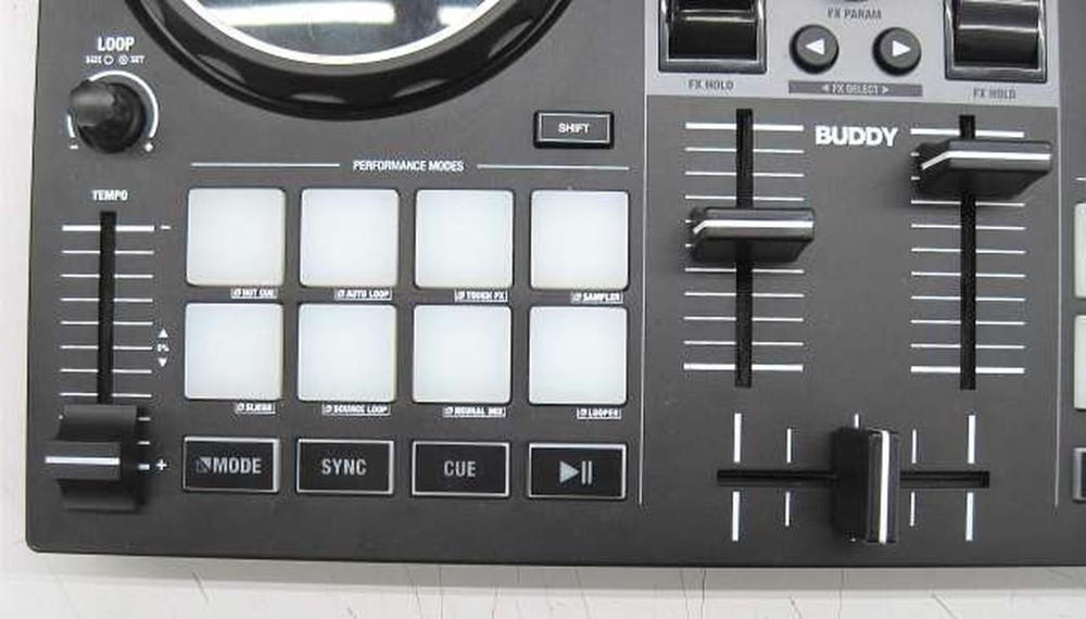 Reloop Buddy DJ Controller Compact 2-Deck DJAY Controller w/ Box Cable Used