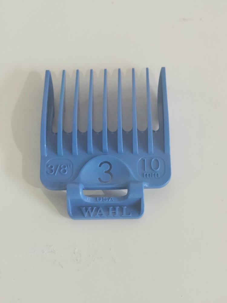 WAHL Color Pro #3 Guide Comb 3/8" (10mm) BLUE Replacement