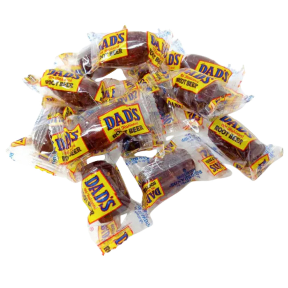 Dad’s Root Beer Barrels 1 lb Bulk Wrapped Old Fashioned Candy