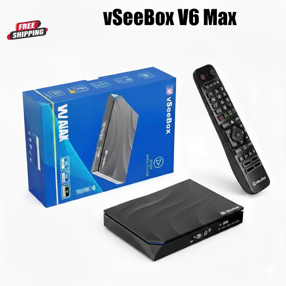 vSeebox  V6 Max - 100% Free Shipping - Authorized Distributor