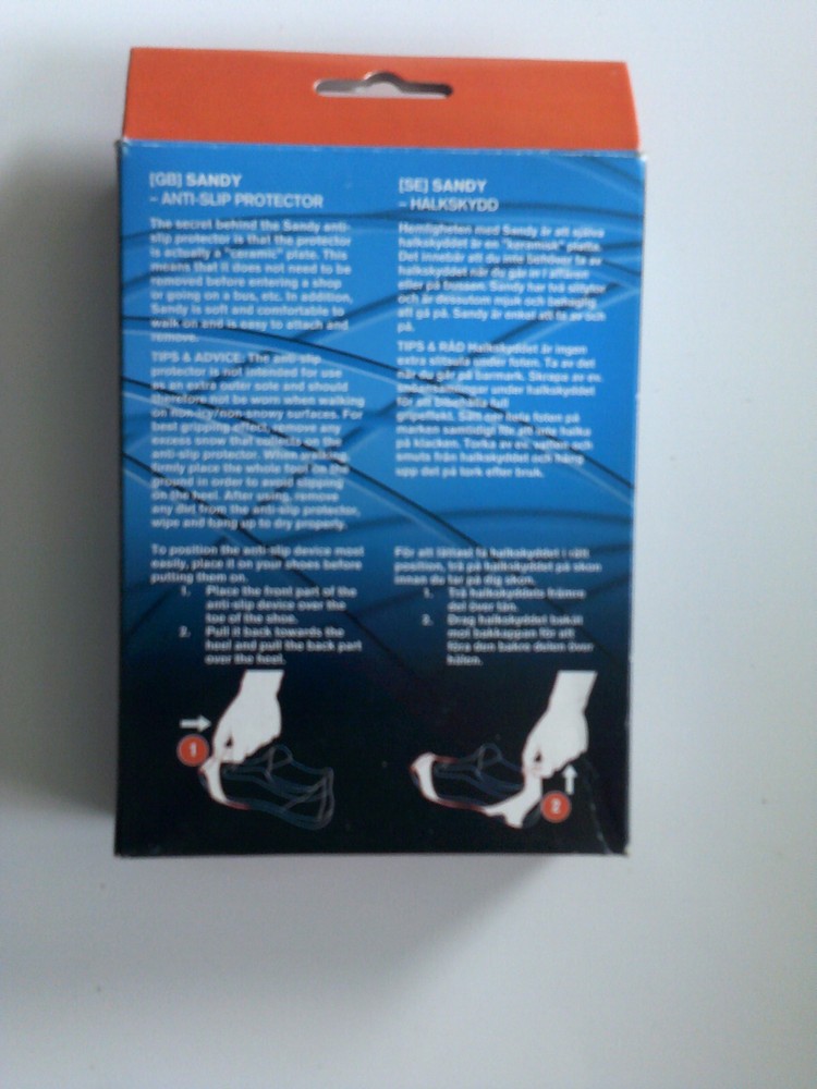 Sandy Icegrips by Springyard - Large (EU 41-44) - Low Profile, Gritty Surface