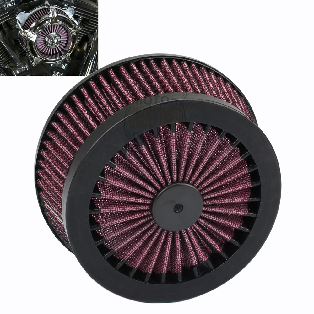 Air Cleaner Intake Filter Element Replacement For Harley Softail Dyna Touring US