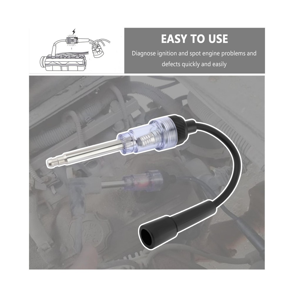 Spark Plug Tester with Indicator Lights,Spark Tester Small Engine for Check I...