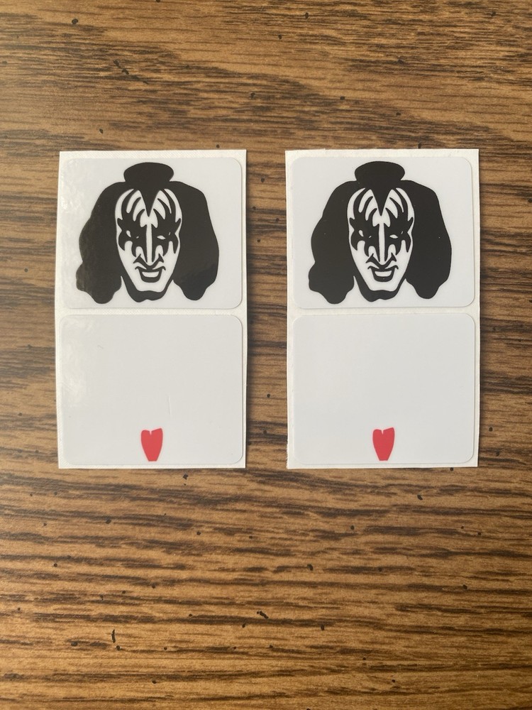 Bally Kiss Pinball Spinner Decals