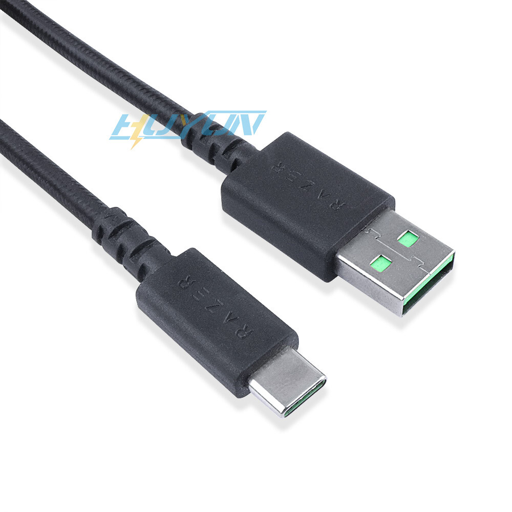 USB to USB-C type cable data charging port for Razer Mouse Keyboard Headset