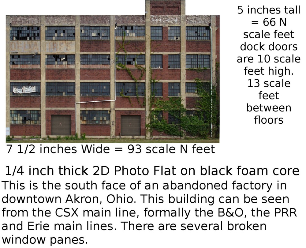TRACKSIDEFLATS #202 N scale ABANDONDED BUILDING #2
