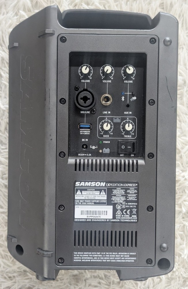 Samson SAXPEXPP, Express+ Portable PA with Bluetooth & Wired Mic. - Open Box