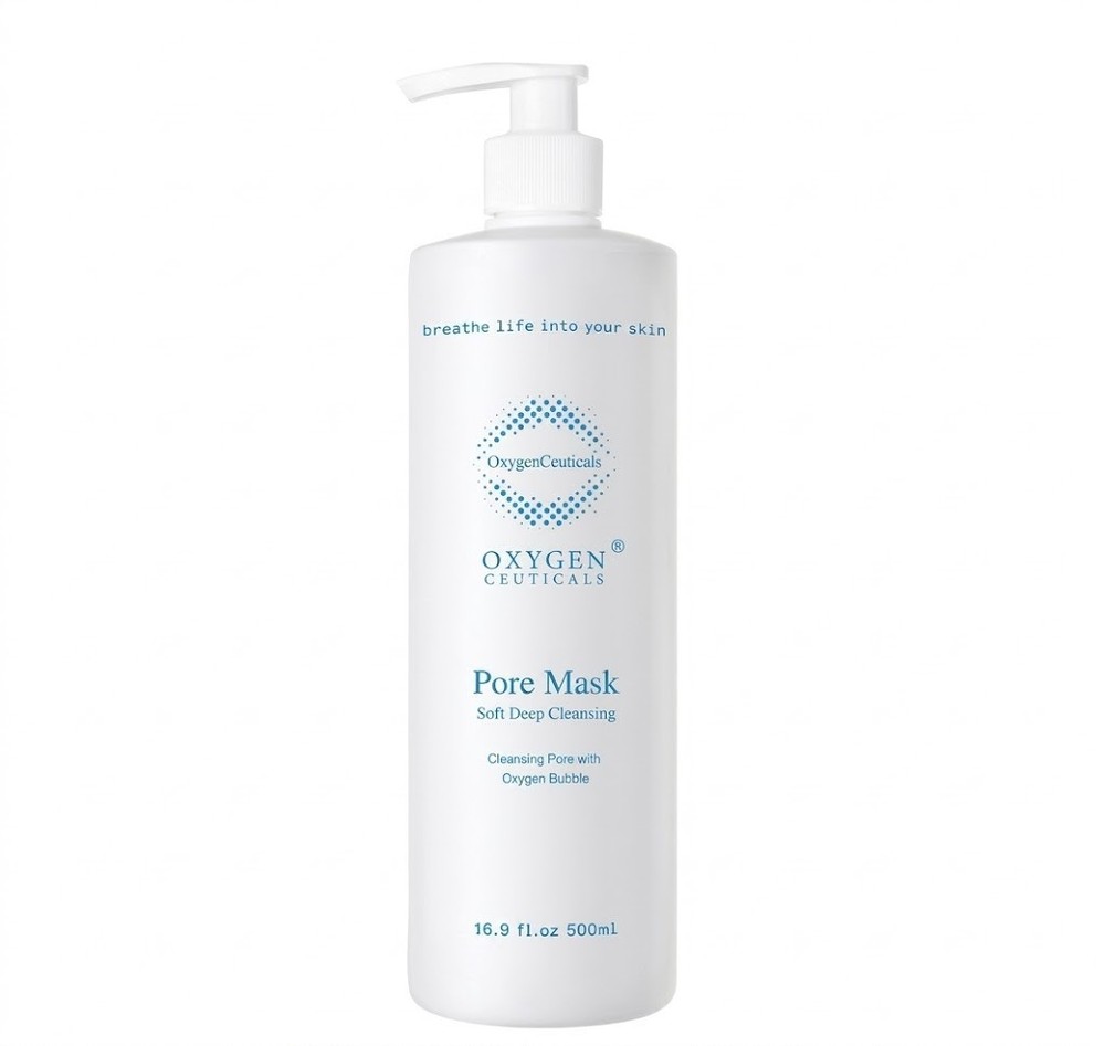 oxygenceuticals pore mask 500ml soft deep cleanser