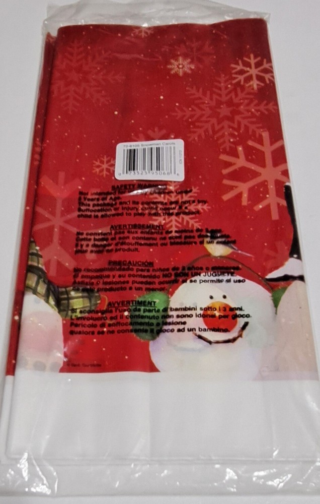 Snowman Carols Tablecover