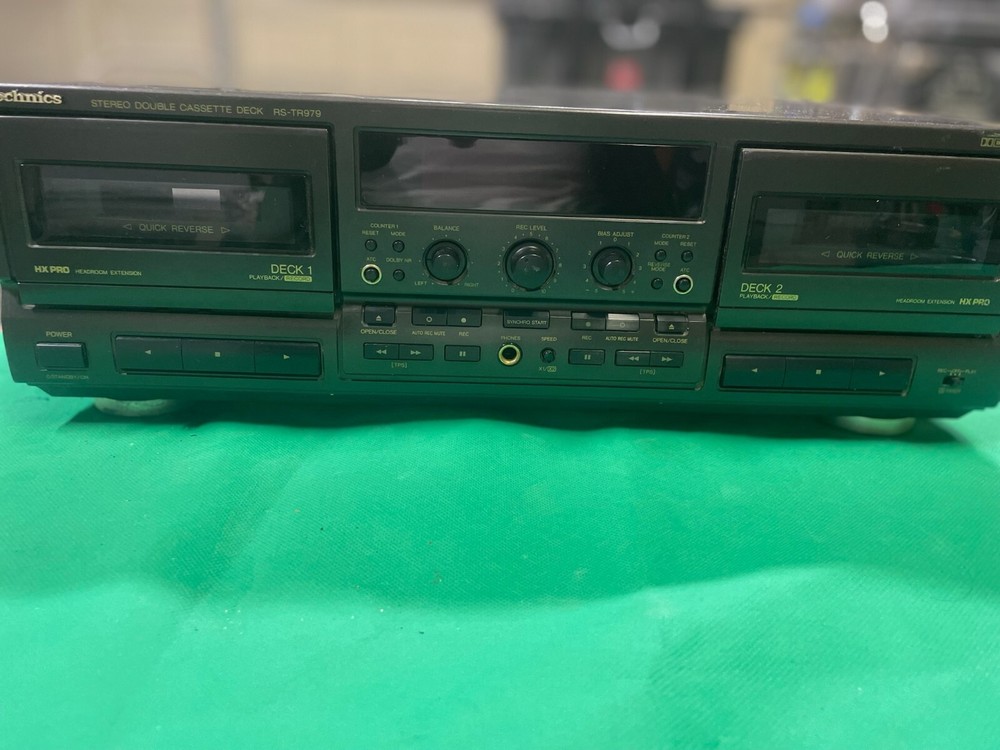 technics rs tr979 dual cassette