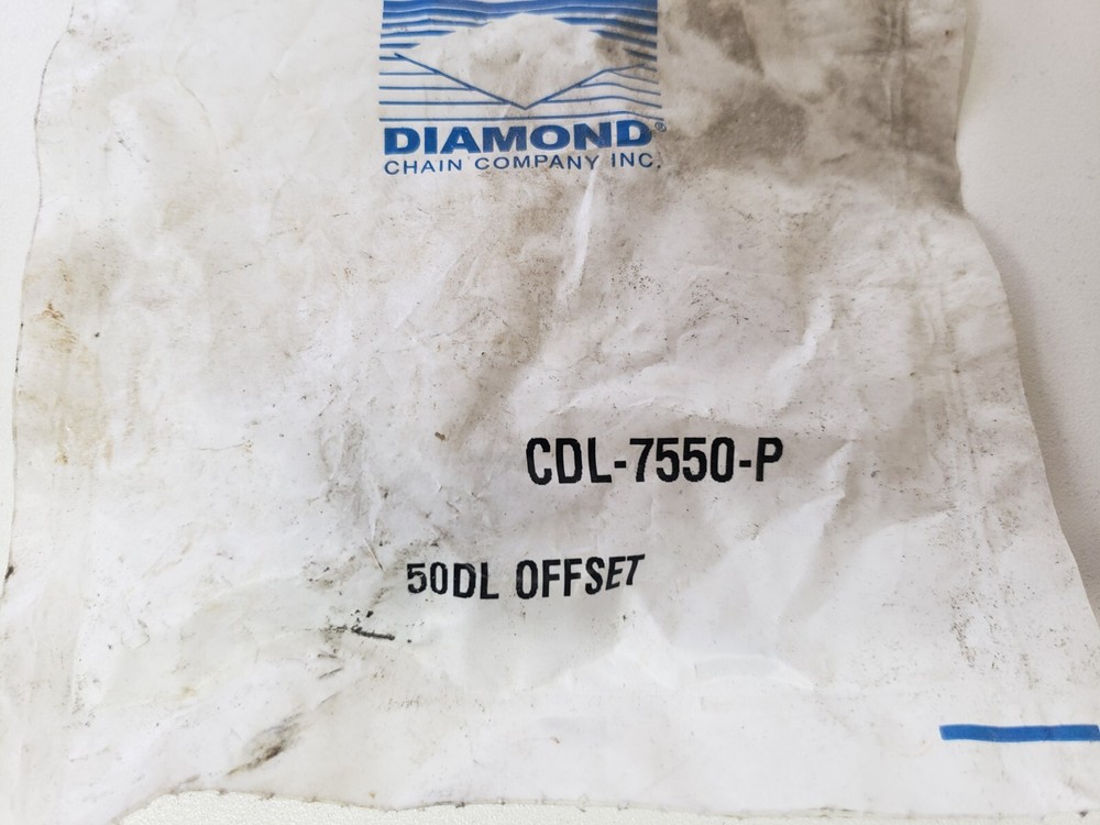 Diamond 50DL Offset Roller Chain Link CDL-7550-P