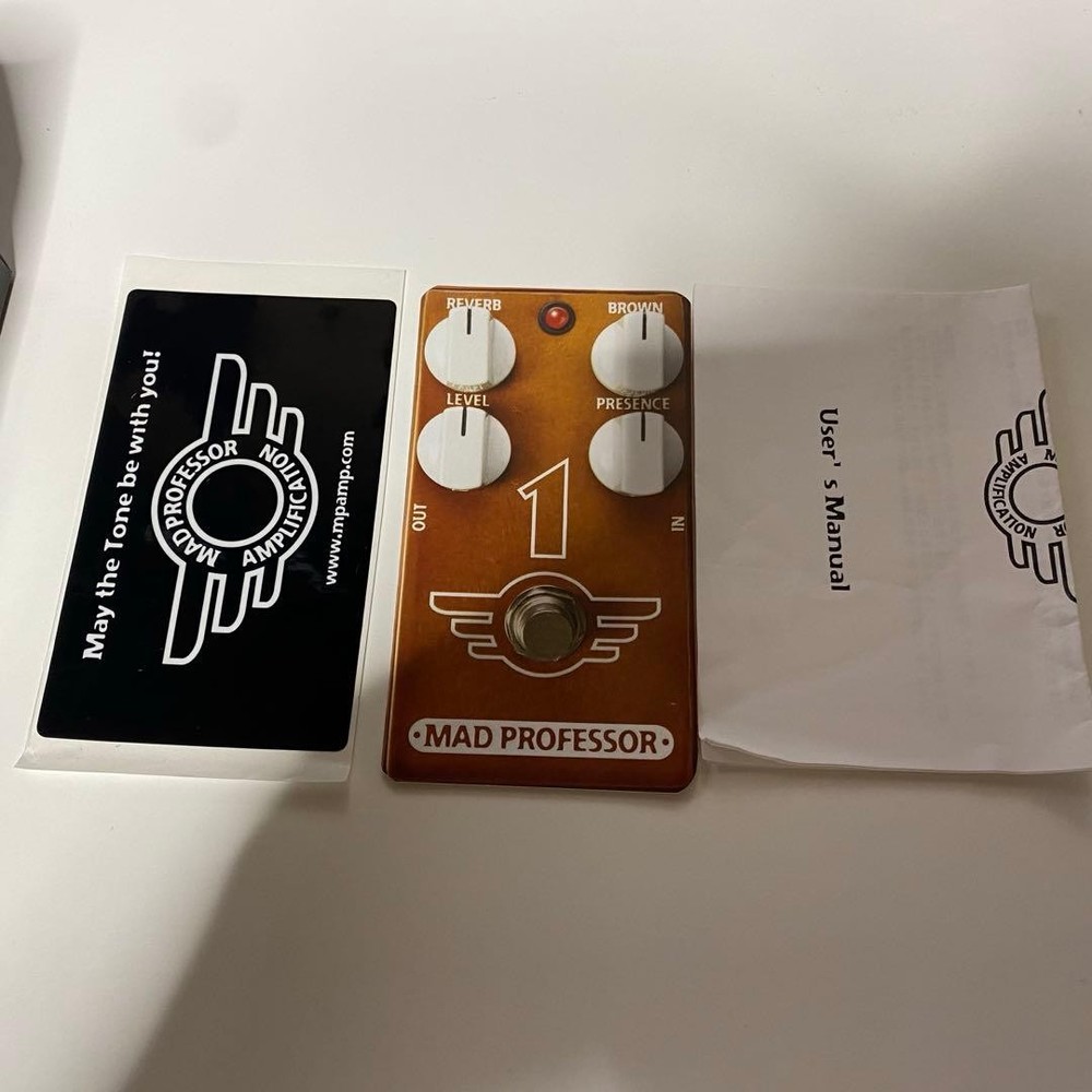 MAD PROFESSOR 1 Effect Pedal Brown