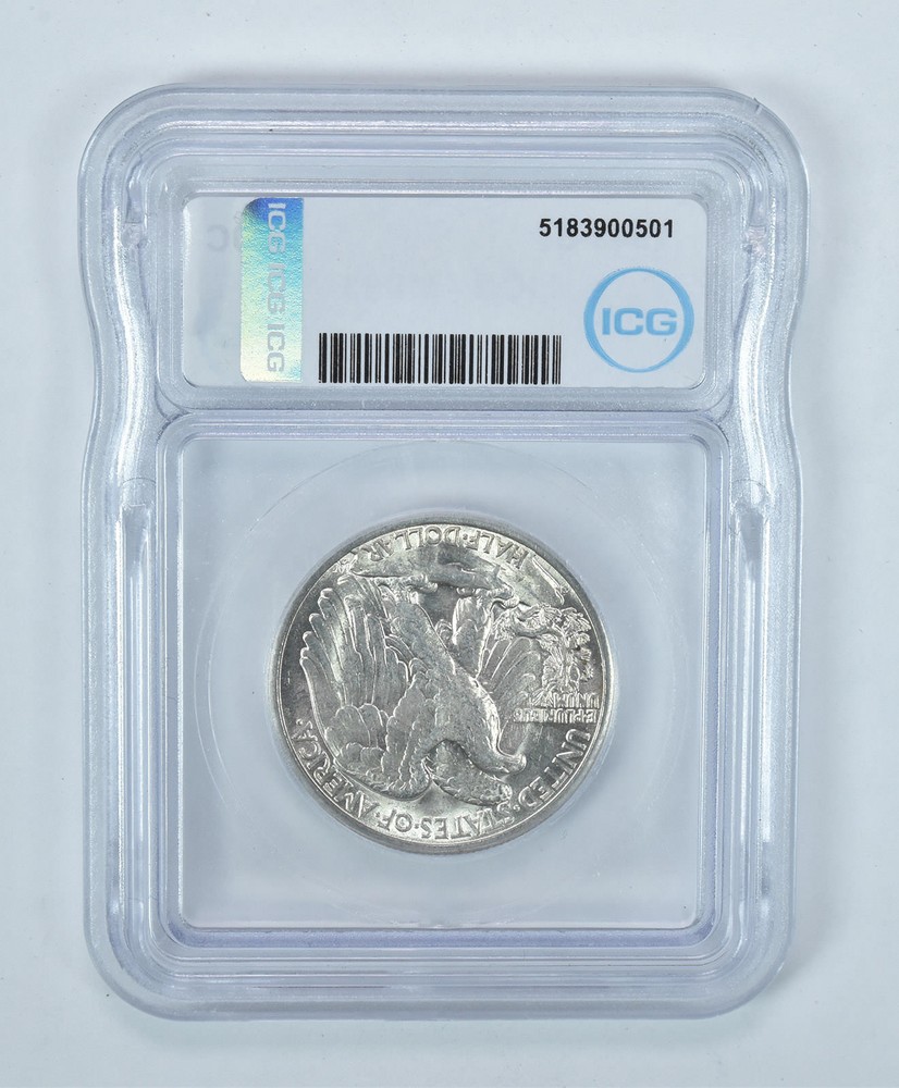 1943-S Walking Liberty Half Dollar MS63 ICG