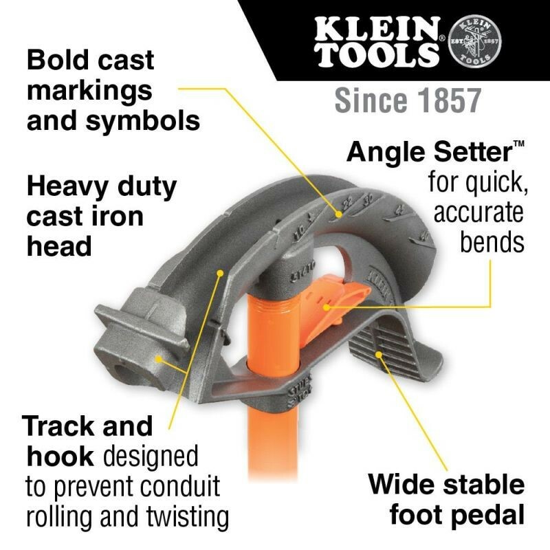 Klein Tool 1-inch Iron Conduit Bender