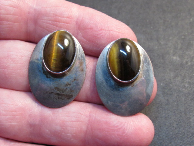 zuni earrings by Nancy Haloo