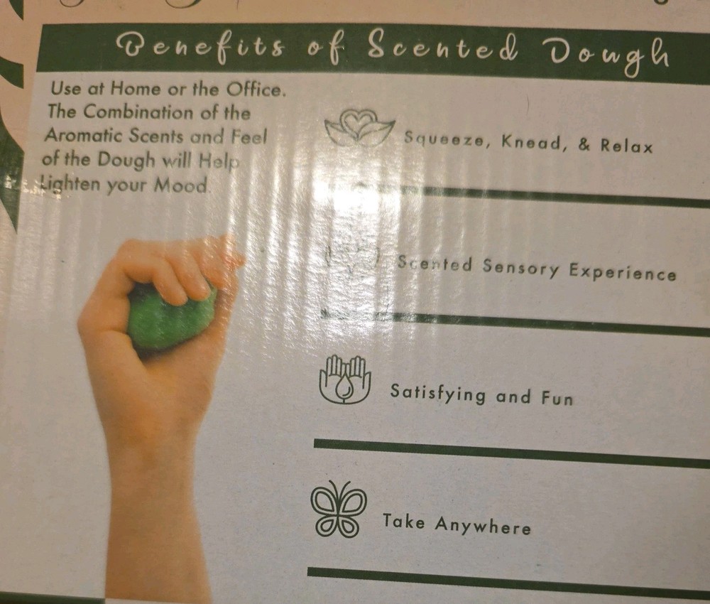 CREATIVE KIDS 6 PC Spa Dough Scented Dough Set, Aromatherapy