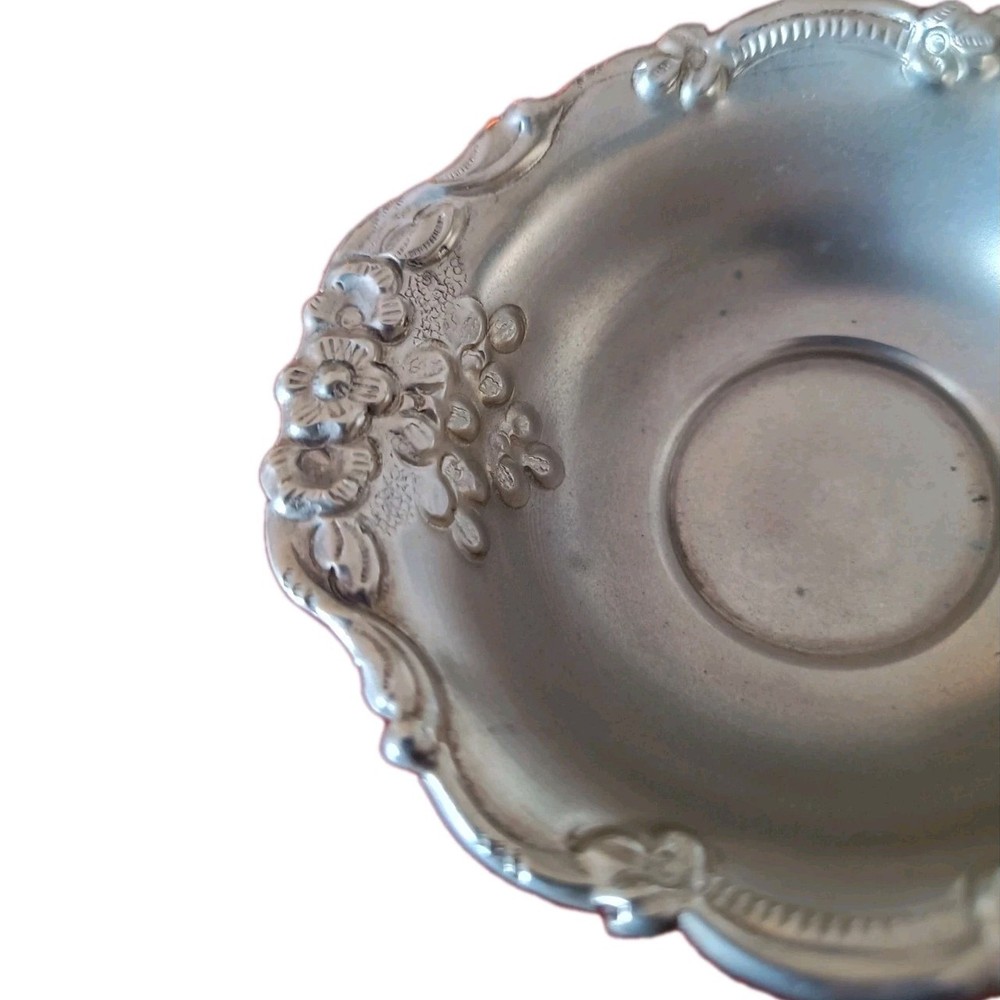 Solid Silver Indian Puja bowl Vintage marked Silver 37g Beautiful condition