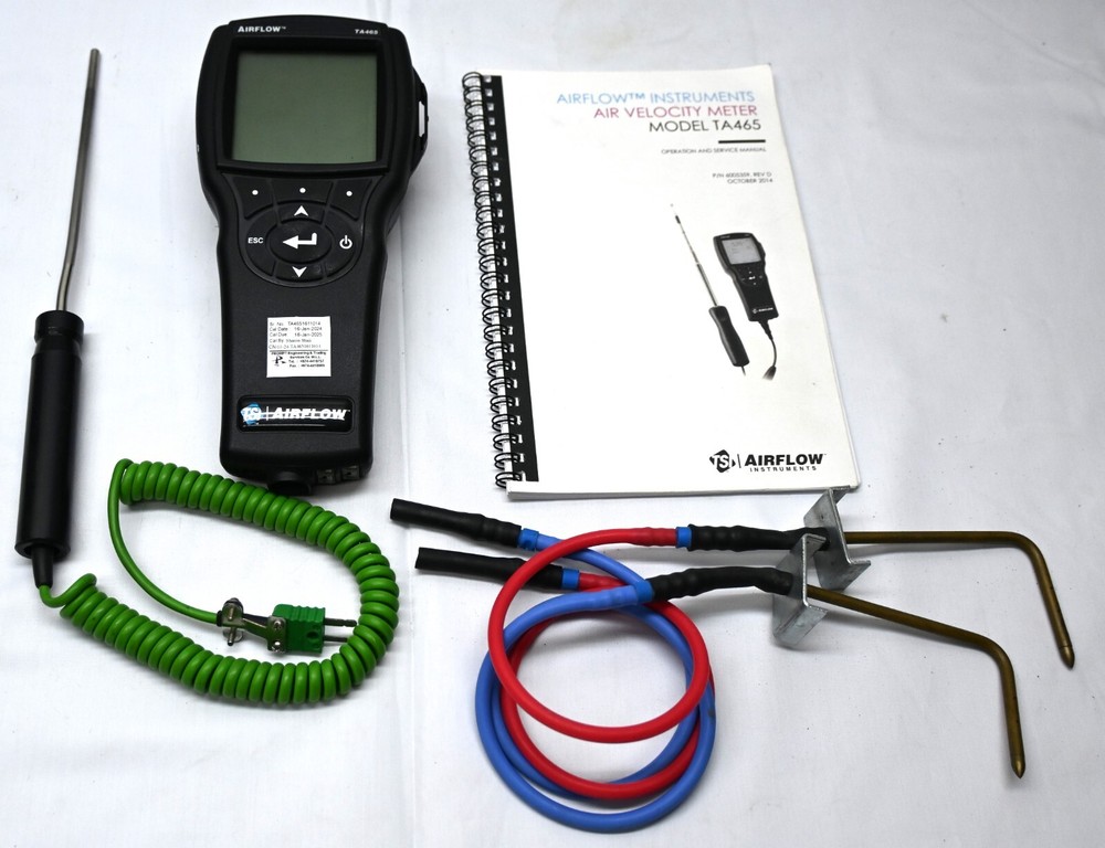 Airflow Instruments TA465-P Multi-Function Ventilation Calibrated (16-01-2024)
