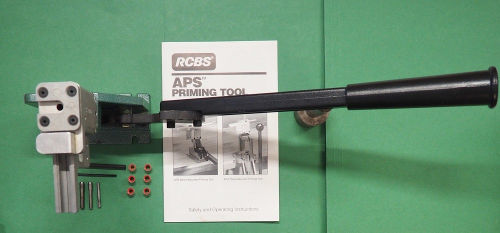 RCBS APS Bench Mounted Priming Tool-(88501)-w/Extras