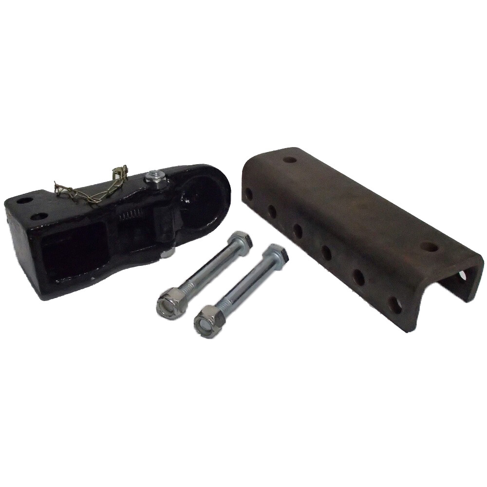 Adjustable Trailer Coupler 3-Position Channel Bracket Kit 2-5/16" 14000LBS
