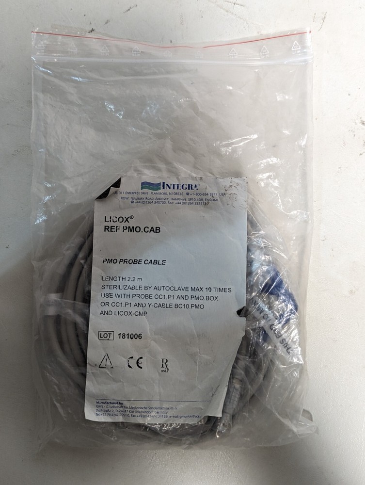 Integra Licox PMO.CAB PMO probe cable, 2.2m, sterilizable
