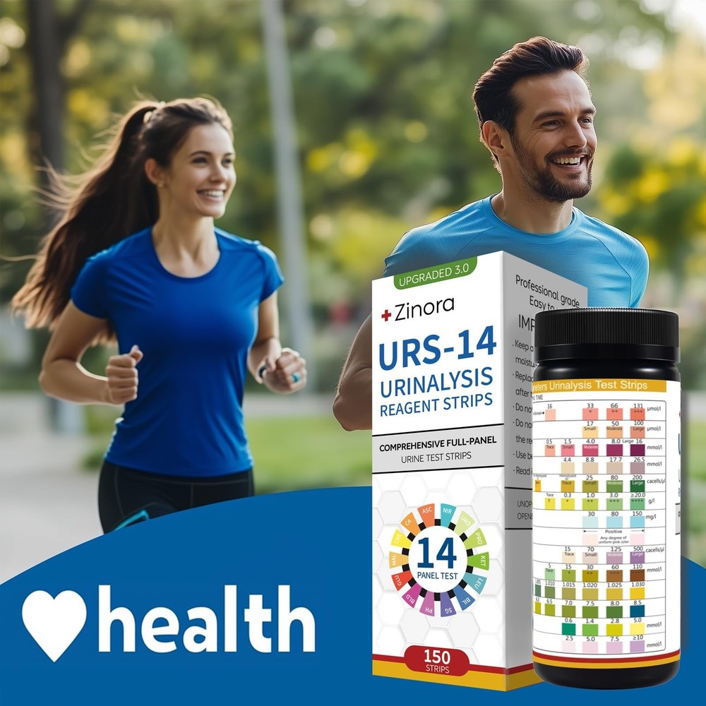 14-Parameters Urine Reagent Strips [150ct], Comprehensive Urinalysis Detectio...