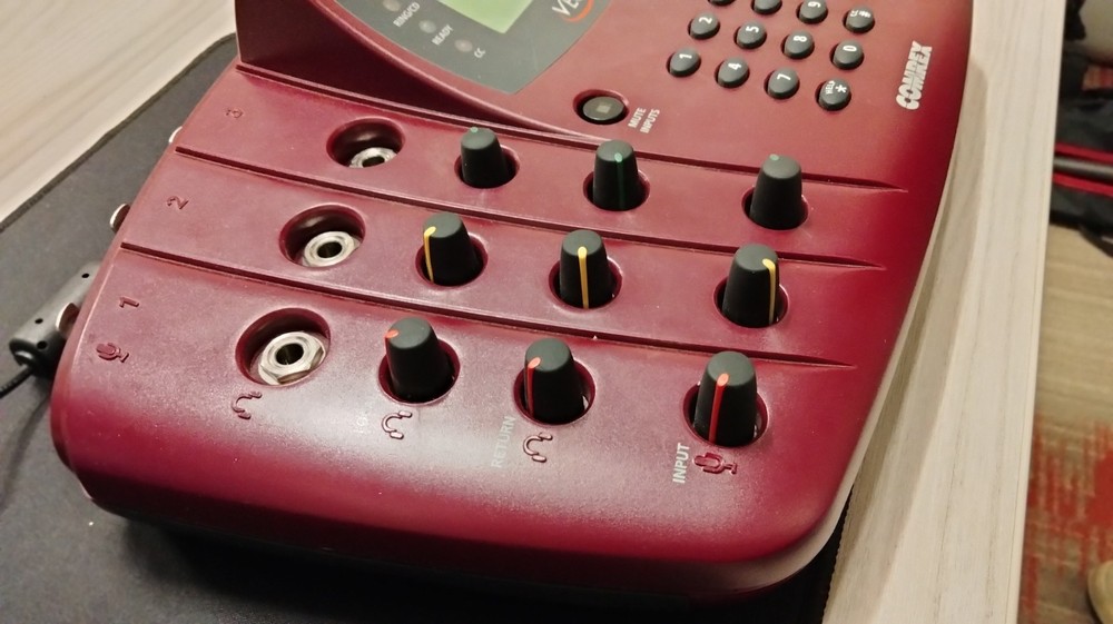 Comrex Vector POTS codec, AUDIO OVER TELE MIXER, plus power supply, and case.