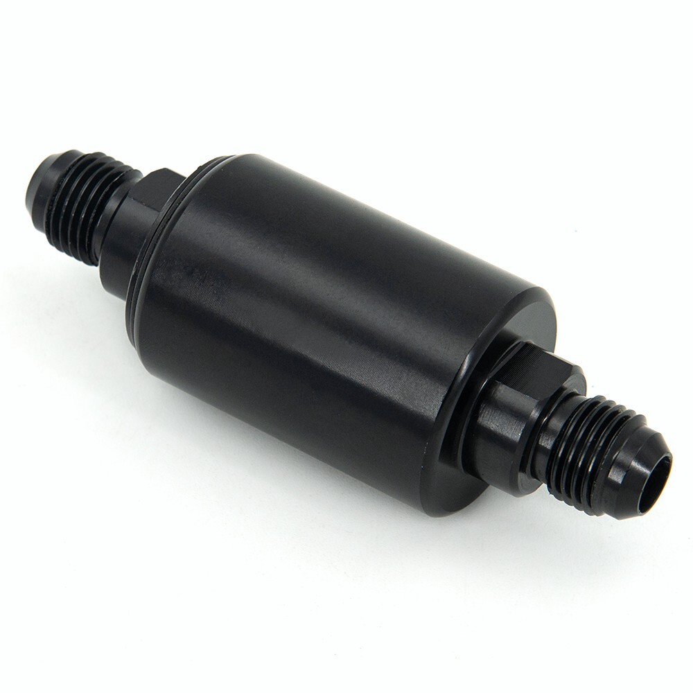 Universal 6AN Inline Fuel Filter High Flow Removable Cleanable