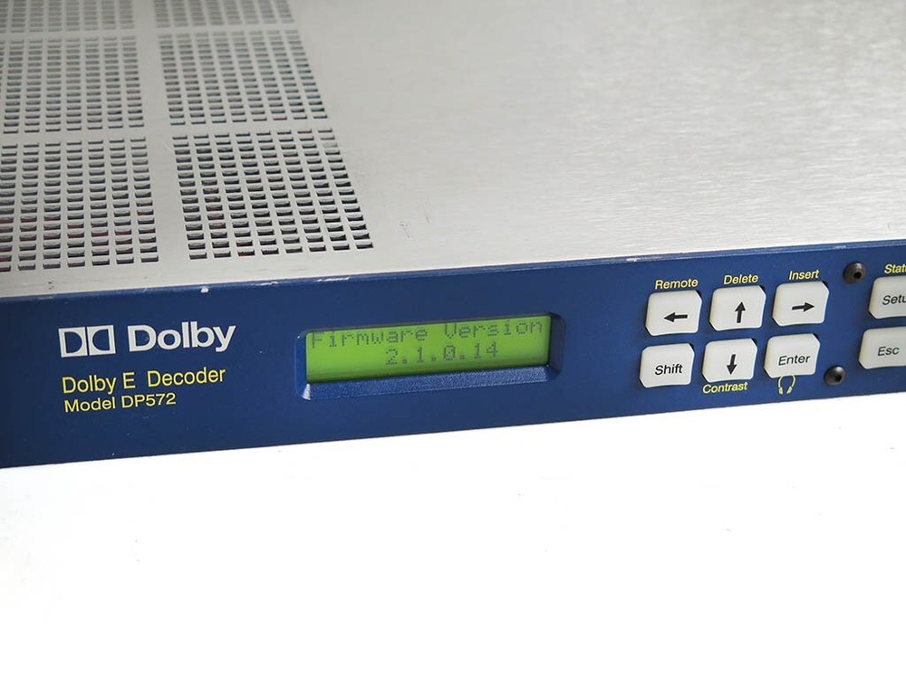 Dolby DP572 professional Dolby E decoder multichannel audio distribution system
