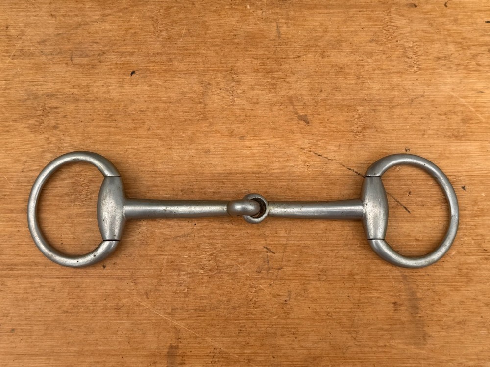 KANGAROO Made In England Eggbutt Never Rust Snaffle BIt ~ 5.5" mouth